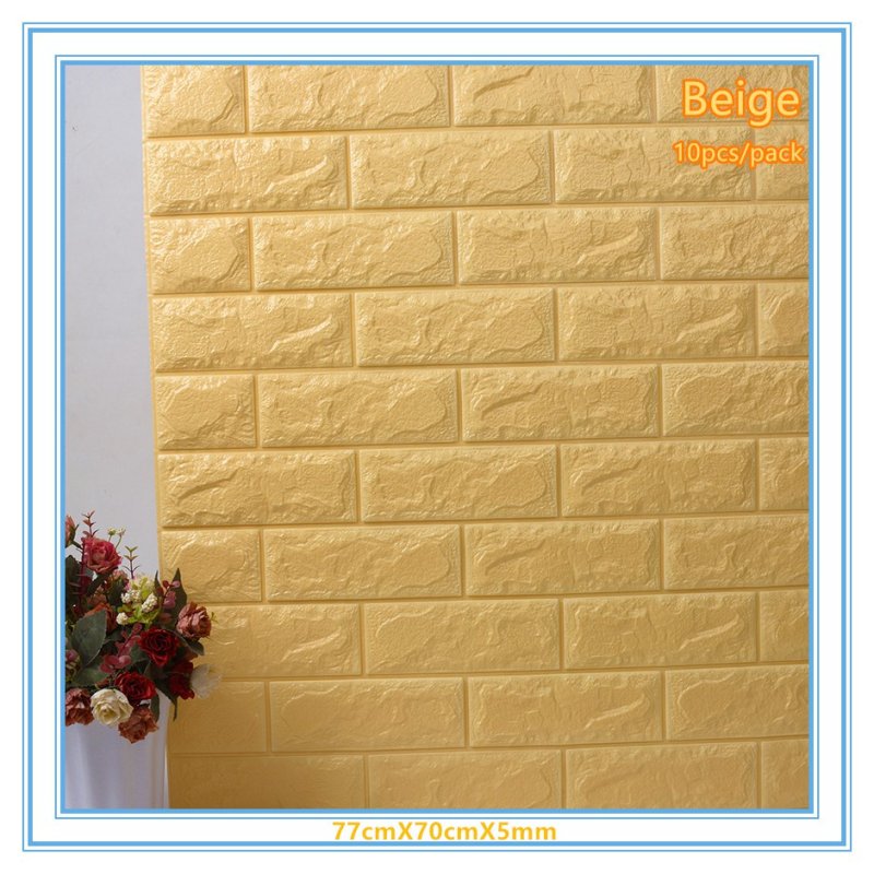 Панель d cамоклеющиеся мм кирпич бежевый brick beige