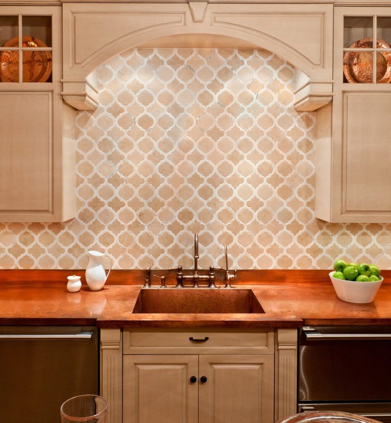 Плитка backsplash арабеск