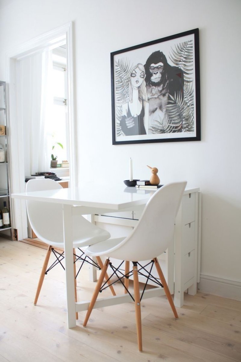 Стул eames dsw белый