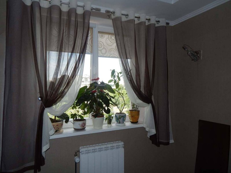 Дизайн штор для кухни