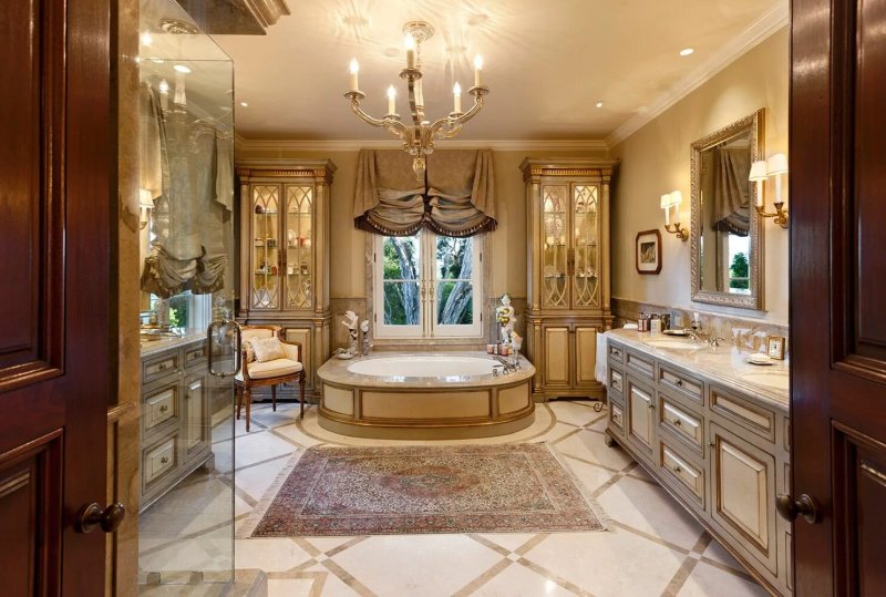 Luxury mansion interior ванная