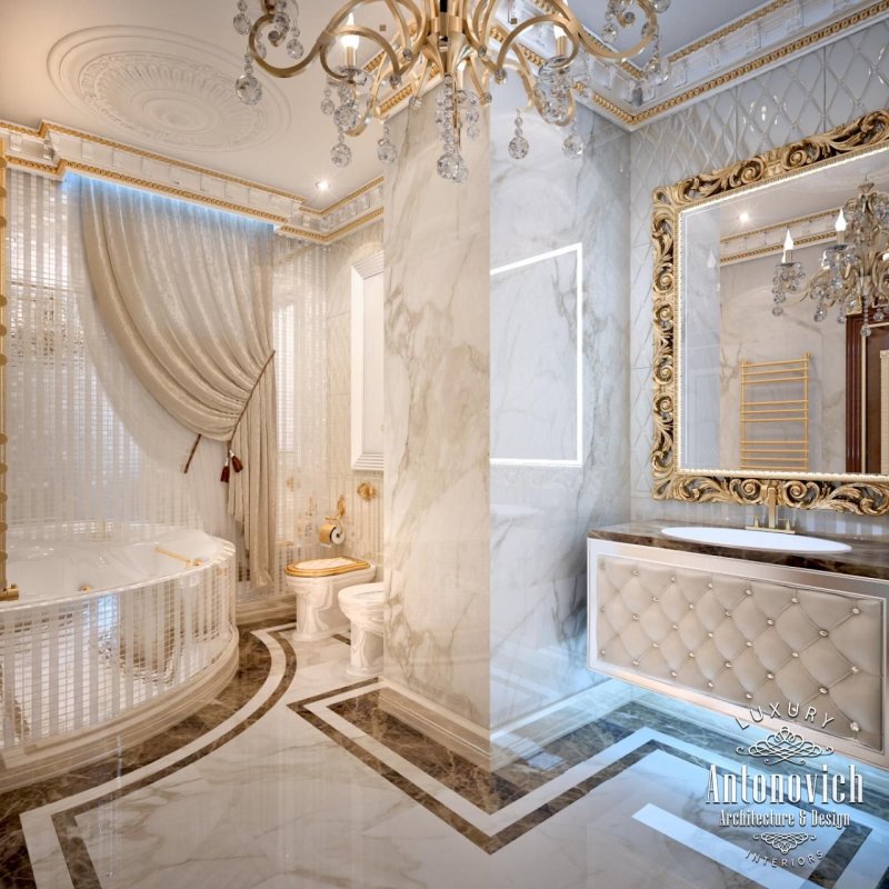 Antonovich design dubai ванная комната