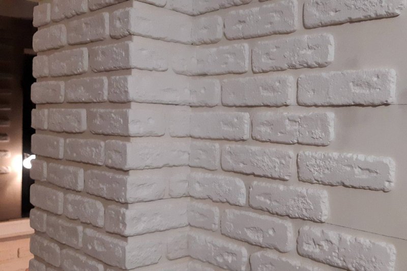 Кирпичики из гипса для внутренней отделки