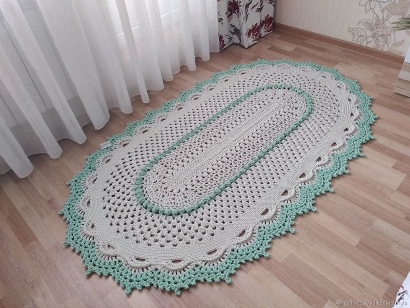 Ковер из полиэфирного шнура