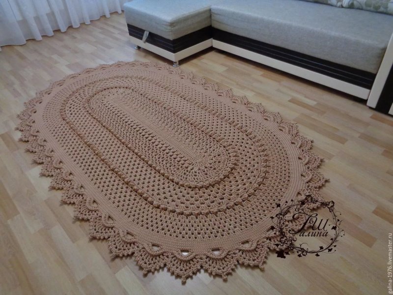 Ковер крючком crochet rug