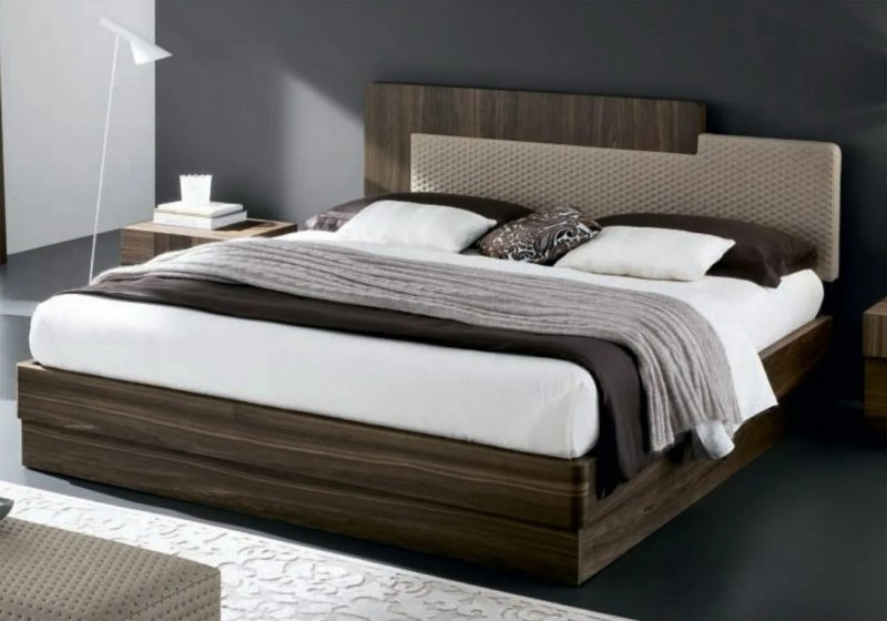 Design wood кровать модерн