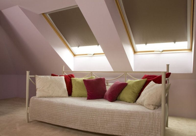 Штора для мансардных окон velux