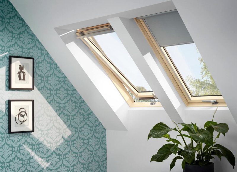 Штора для мансардных окон velux