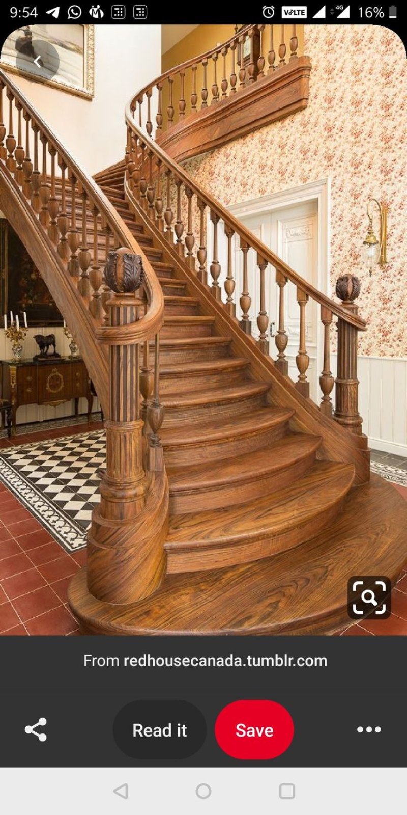 Элитная лестница из дерева