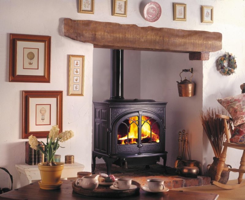 Чугунная печькамин jotul f