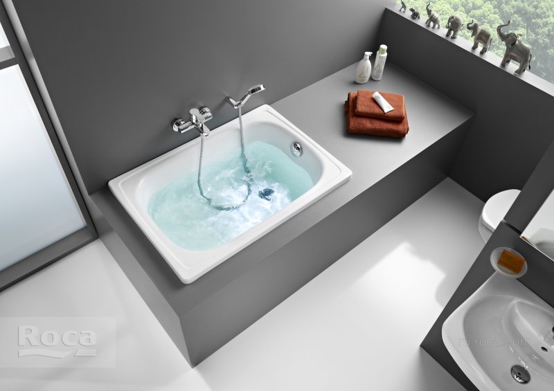Ванна roca 100х70 стальная