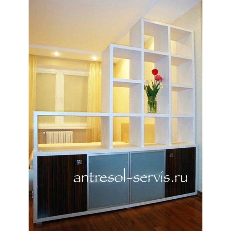 Стеллажи перегородки