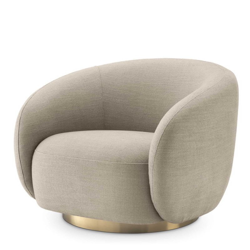 Swivel chair brice eichholtz