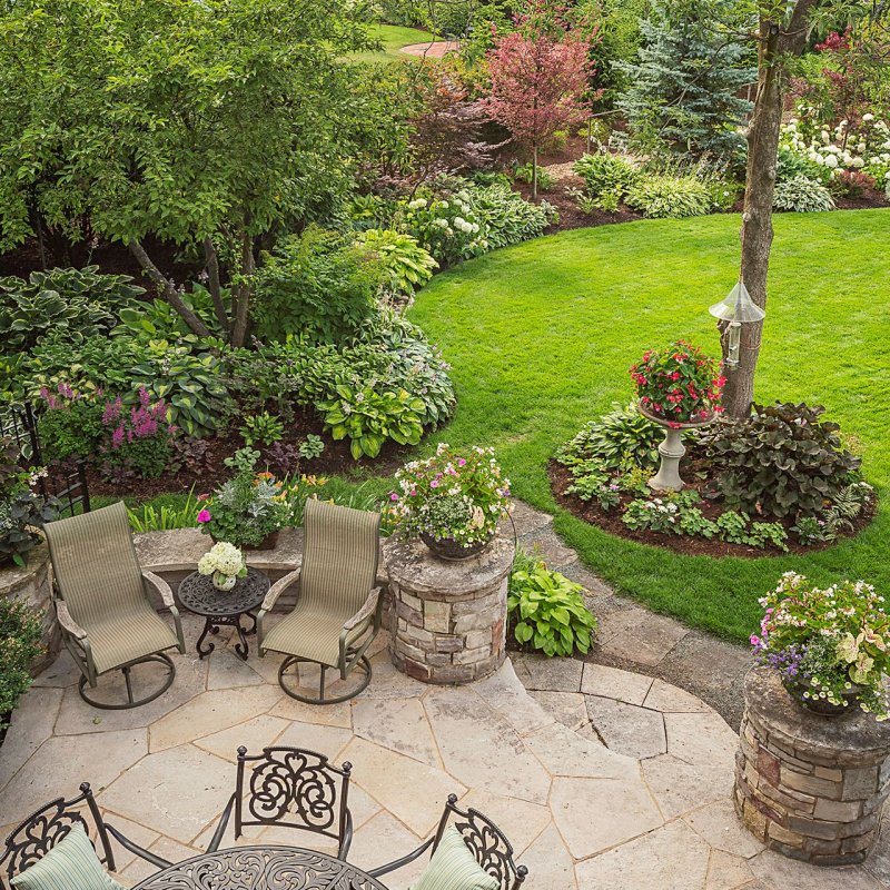 Backyard landscaping