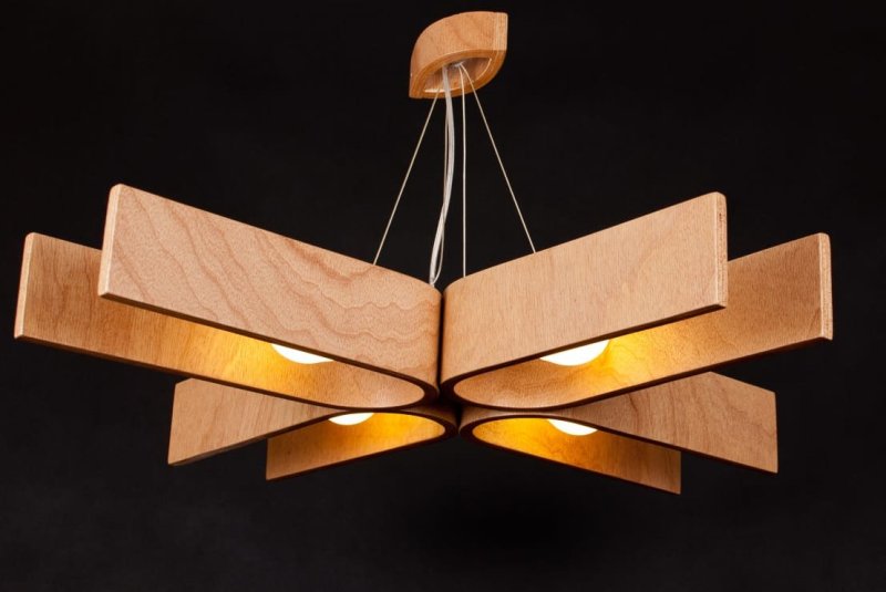 Светильник wood chandelier
