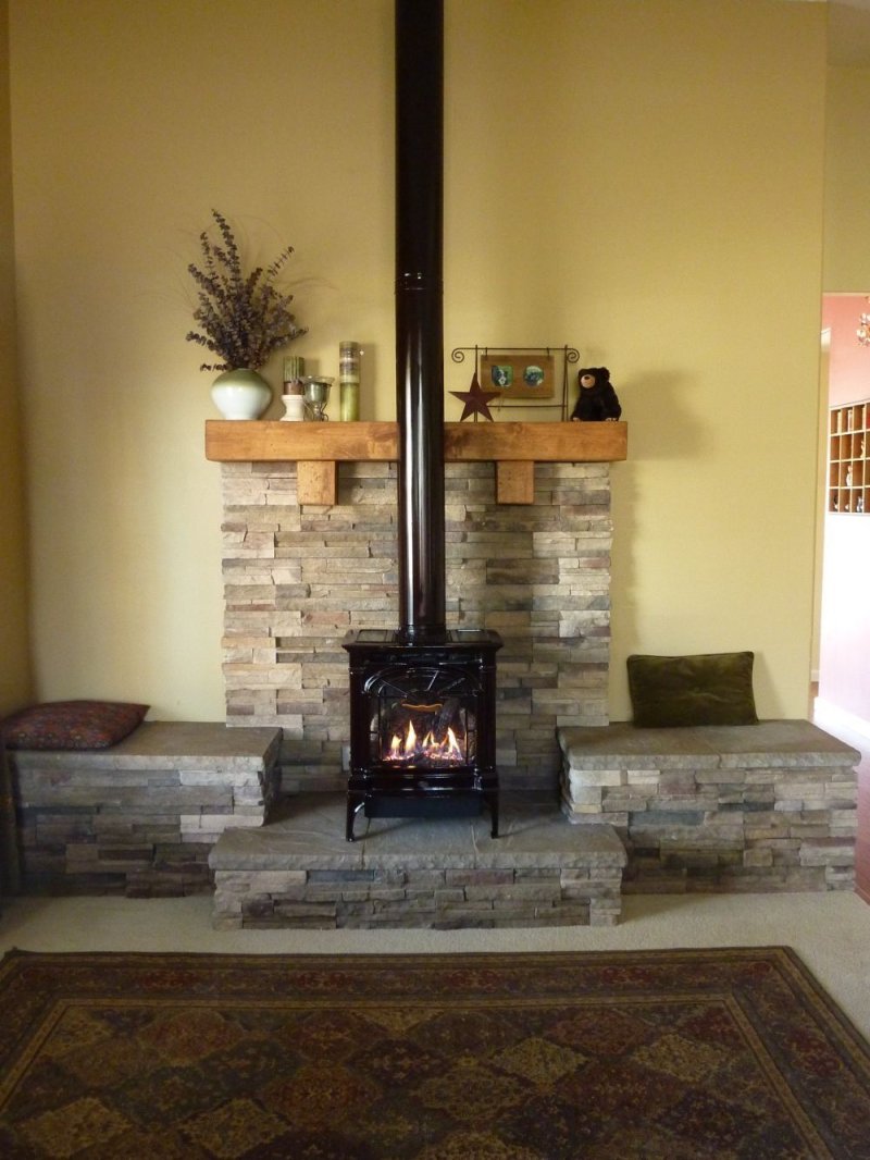 Дровяная печь-камин fireplace hordo