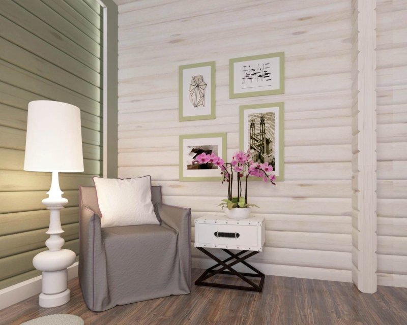 Tikkurila бежевый имитация бруса