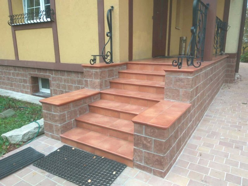 Клинкерные ступени штроер