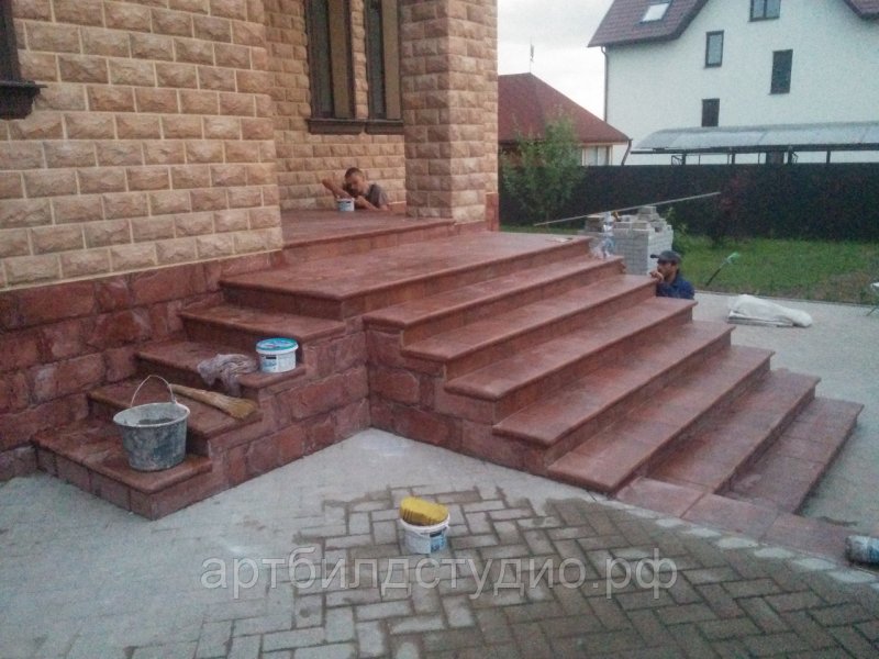 Клинкерная плитка для крыльца