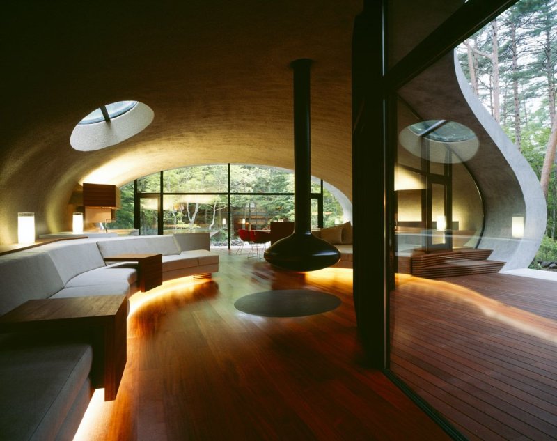 Вилла shell house в поселке каруидзава