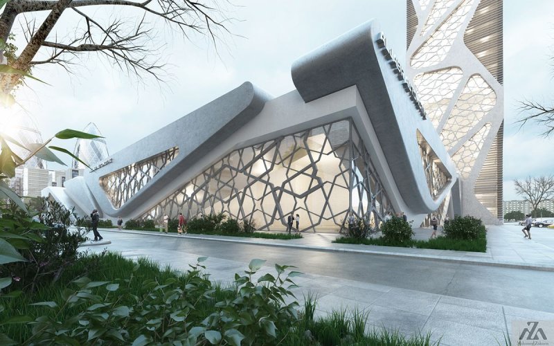 Basra cultural center архитектура