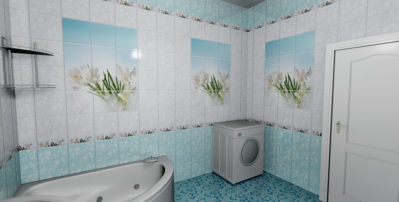 Панель пвх крокус лазурь