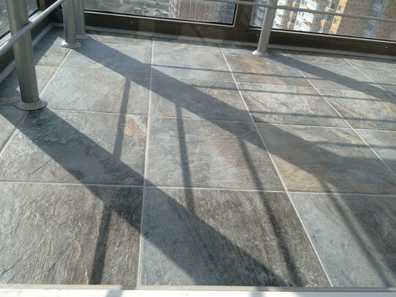Керамогранит kerama marazzi терраса серый пол