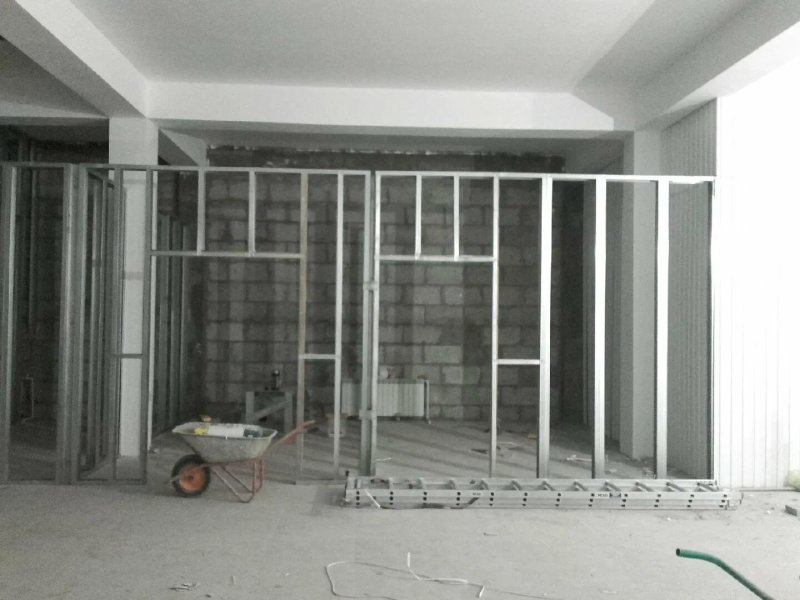 Перегородка из гипсокартона каркас