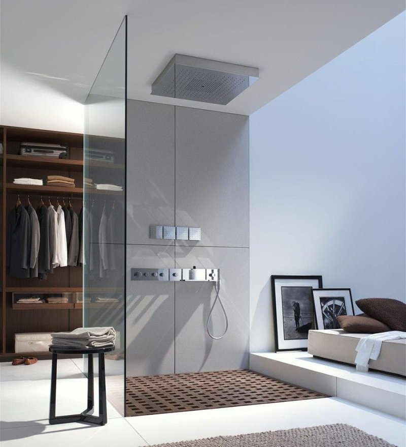 Верхний душ hansgrohe axor showercollection showerheaven с подсветкой