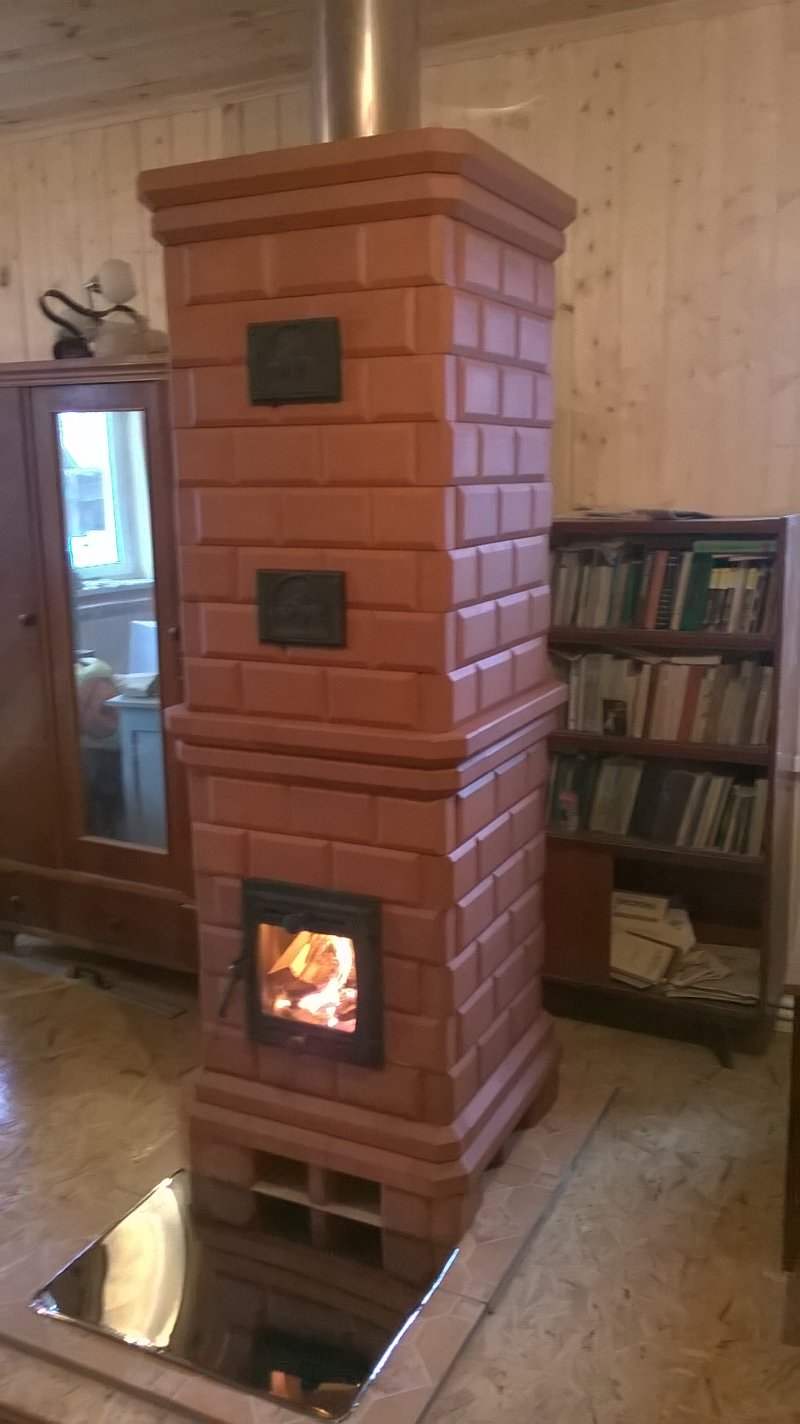 Печь отопительная дровяная голландка