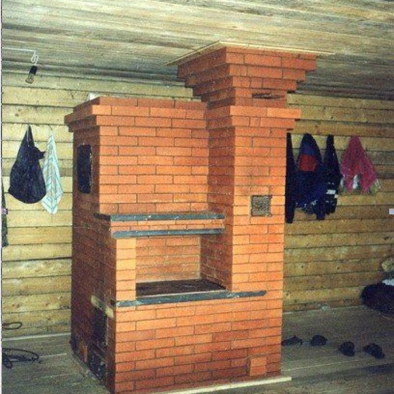 Отопительно варочная печь шведка голландка