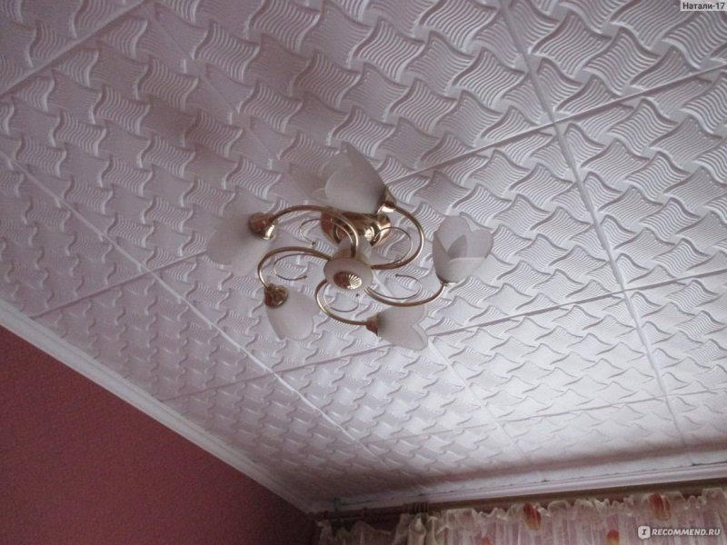 Потолочная плитка из пенопласта