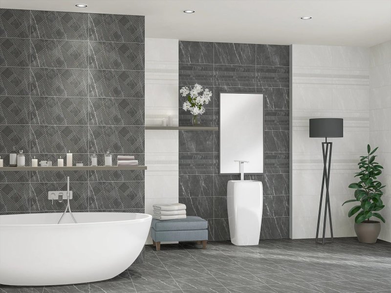 Плитка настенная azori hygge grey