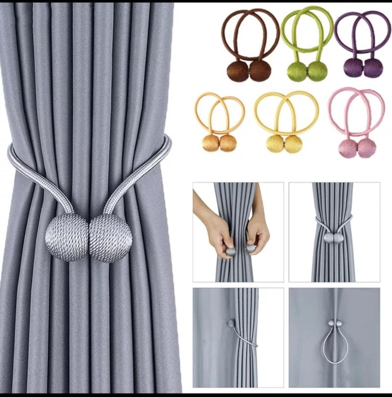 Металлический держатель для штор curtain attraction appliance