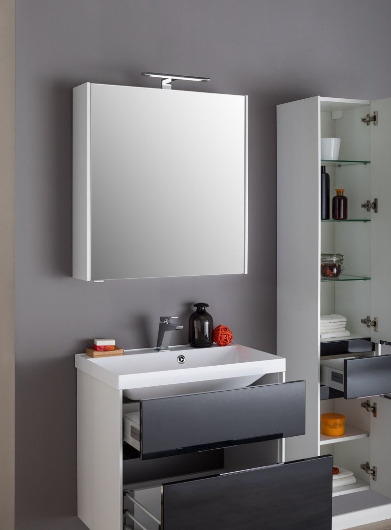 Зеркало aquanet гласс 60