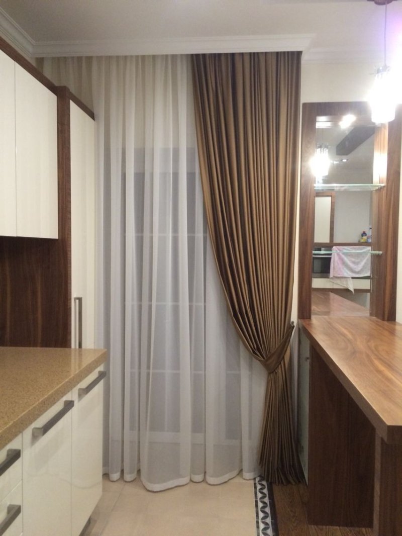 Шторы для кухни в современном стиле