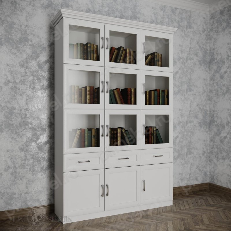 Книжный шкаф фелипе гранди белый