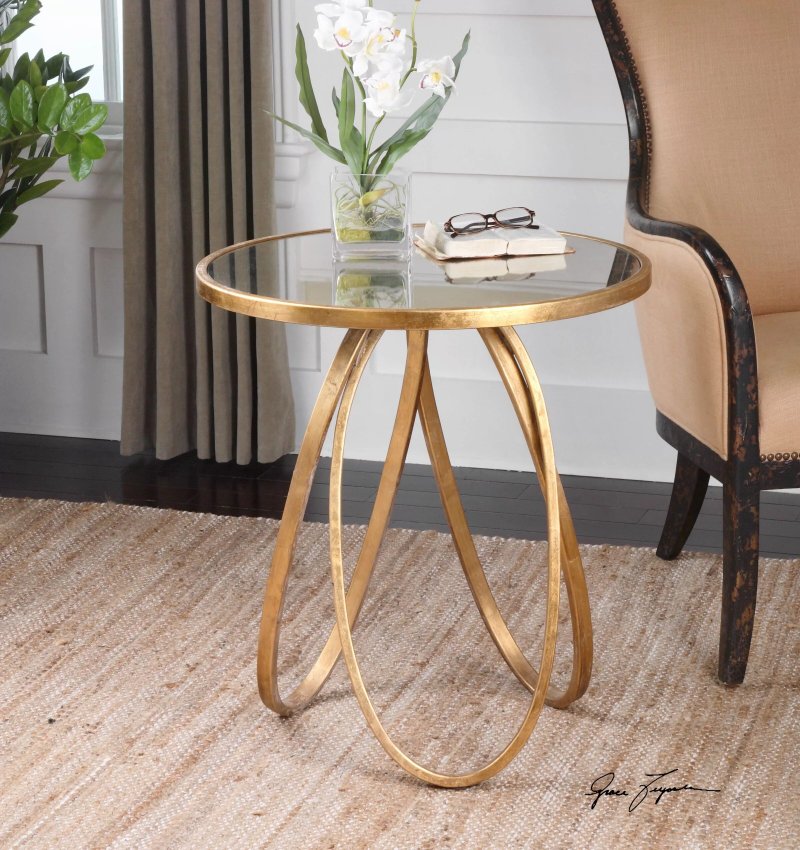 Кофейный столик gilbert side table gold
