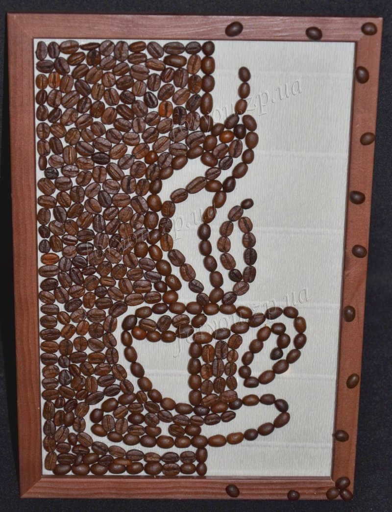 Картины из кофейных зерен