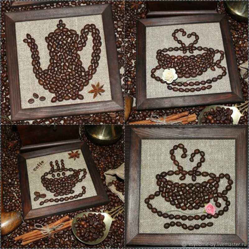 Картины из кофейных зерен