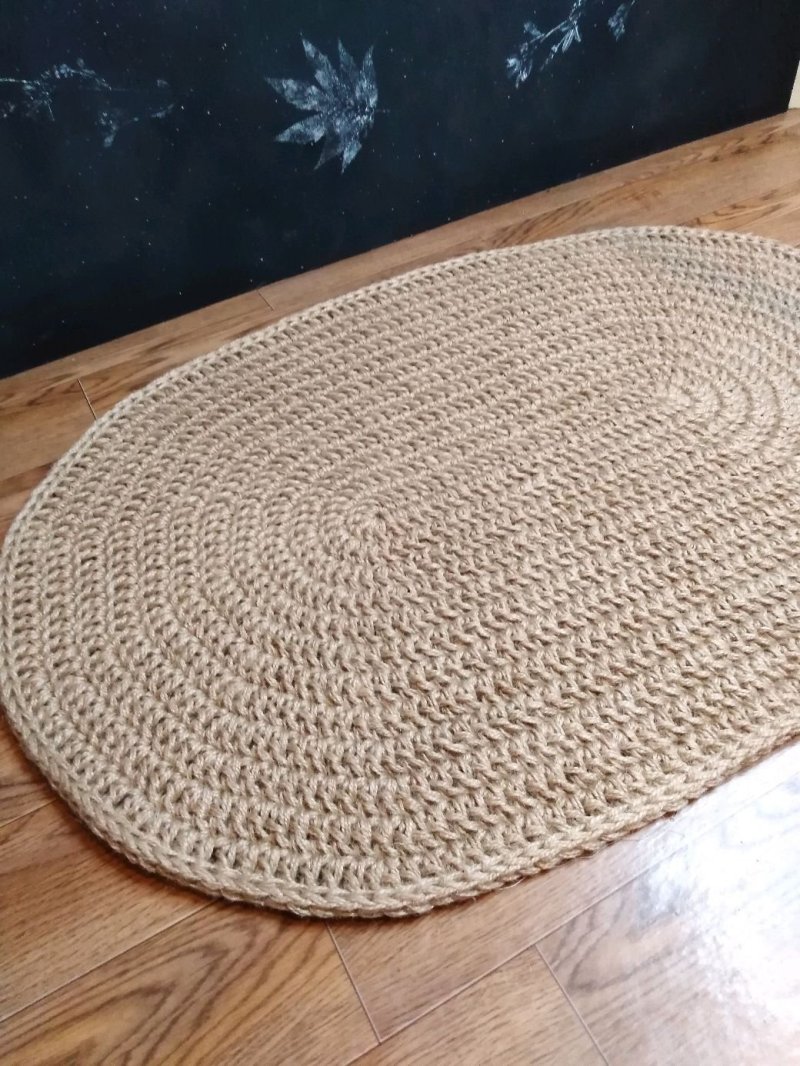 Сканди коврик из джута