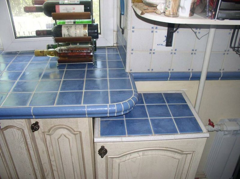 Столешница из керамической плитки