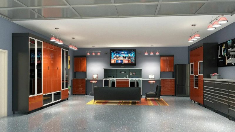 Гараж man cave