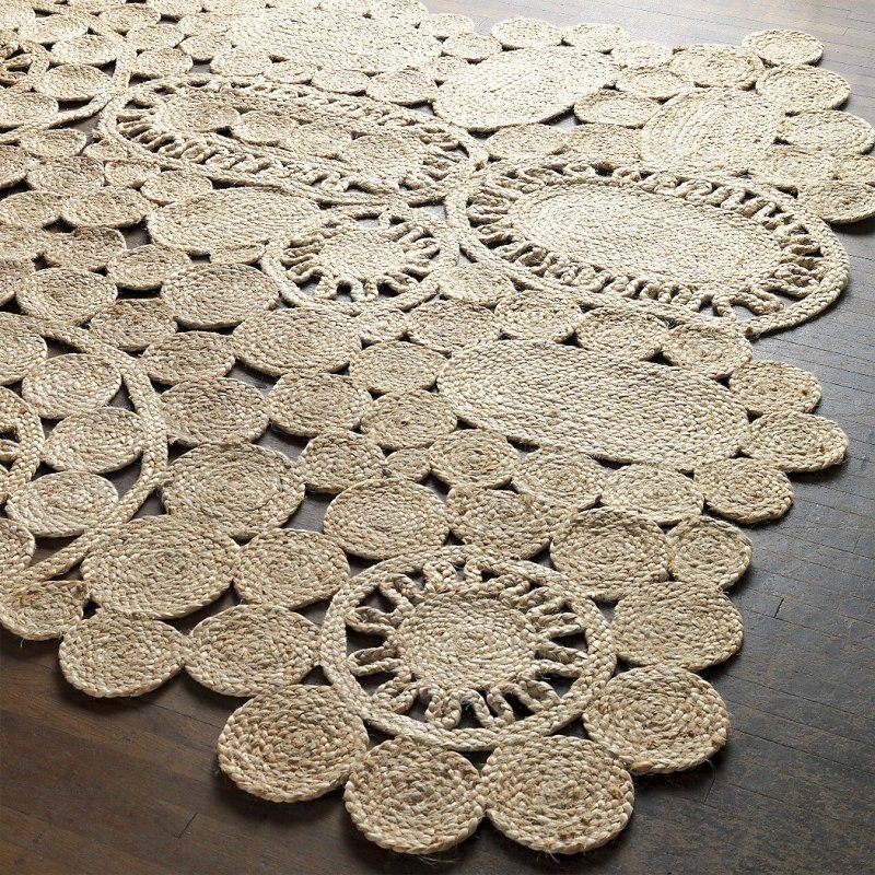 Коврик из джута