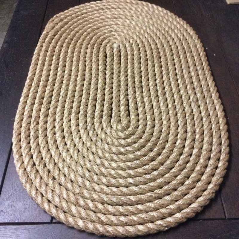 Коврик из веревки