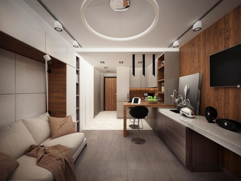 Квартира студия 30м2 интерьер китайский стиль