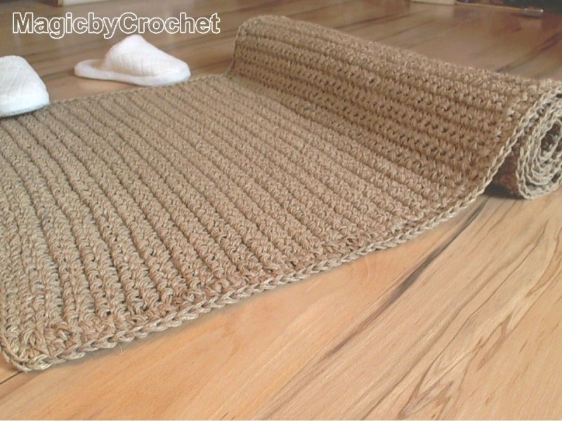Коврик из джута икеа