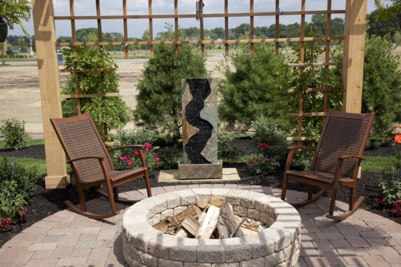 Backyard landscaping