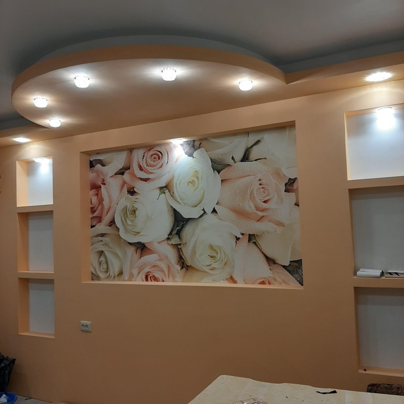 Потолки из гипсокартона для спальни