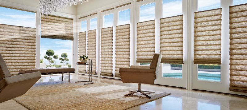 Плиссе hunter douglas